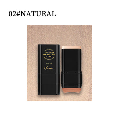2-in-1 Concealer & Foundation Stick with Built-in Brush