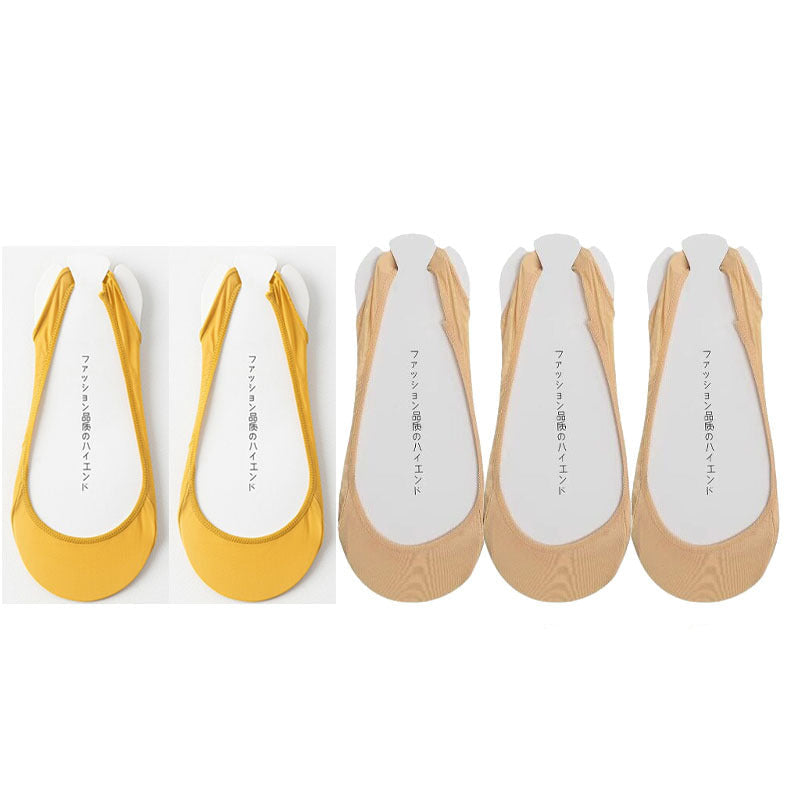 5 Pairs Of Boat Socks – Specially Designed Ultra-Low-Cut Half-Foot Socks