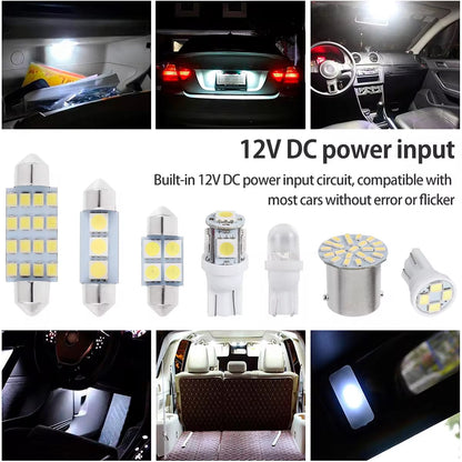42PCS LED Interior Car Lights, Super Bright White Bulb Replacement Kit