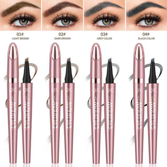 3D Microblade Eyebrow Pencil Waterproof Smudge-Proof Brow Pen