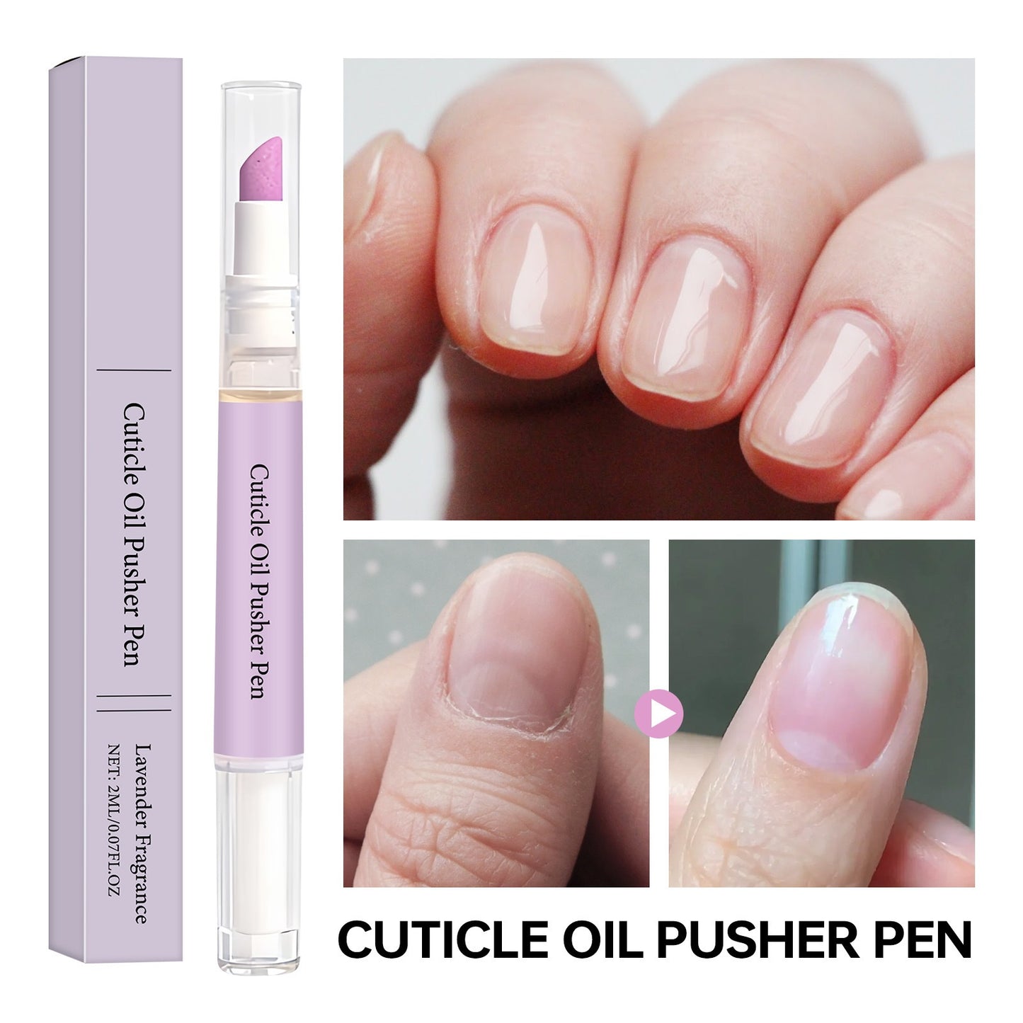 2 Pack Nail Care Oil — Gently Removes Dead Skin