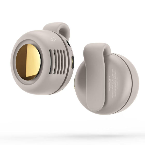 Portable Clip-On Fan, 360° Rotatable Personal Fan 3-Speed Silent Mini Bladeless Fans