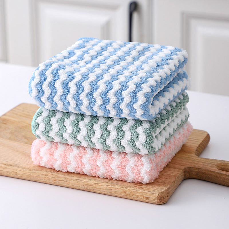 10 Pack Microfiber Cleaning Cloth, Absorbent Streak Free Lint Free Rags for Cleaning