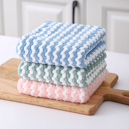 10 Pack Microfiber Cleaning Cloth, Absorbent Streak Free Lint Free Rags for Cleaning