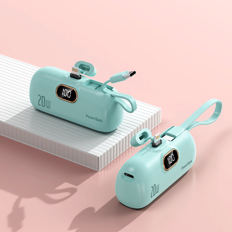 Mini Power Bank Capsule Power Phone Charger