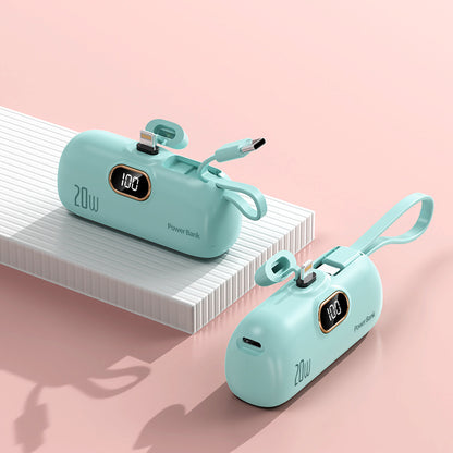 Mini Power Bank Capsule Power Phone Charger