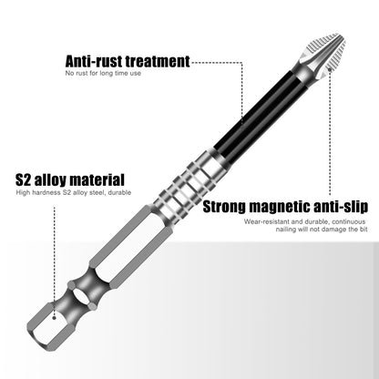 5 Pcs High Magnetic Screwdriver Drill Bit Set for Home Decoration, Car Repair