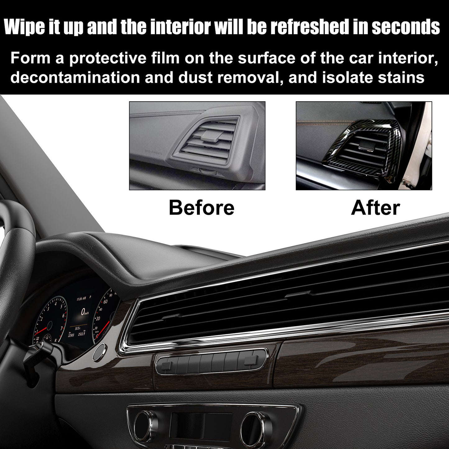 30ml Car Plastic Parts Crystal Coatingfor Dashboard, Door Panel, Seat
