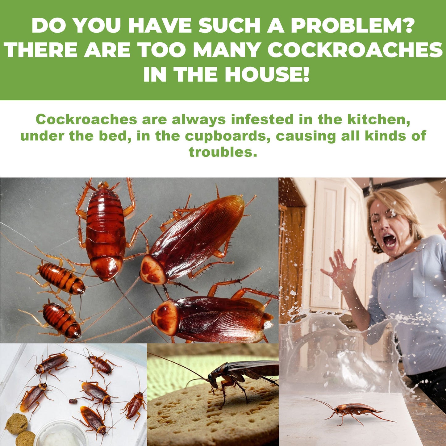 Roach Repellent Indoor for Cabinets Appliances Storage Areas