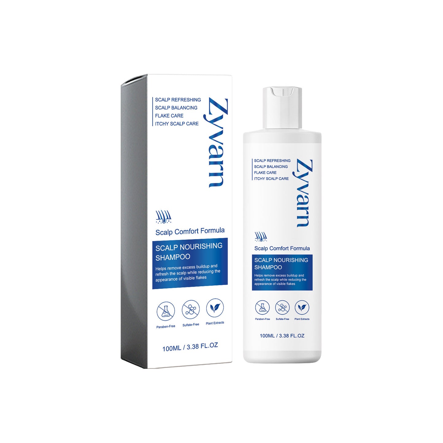 Scalp Nourishing Shampoo to Reduce Back Head Acne & Flakes