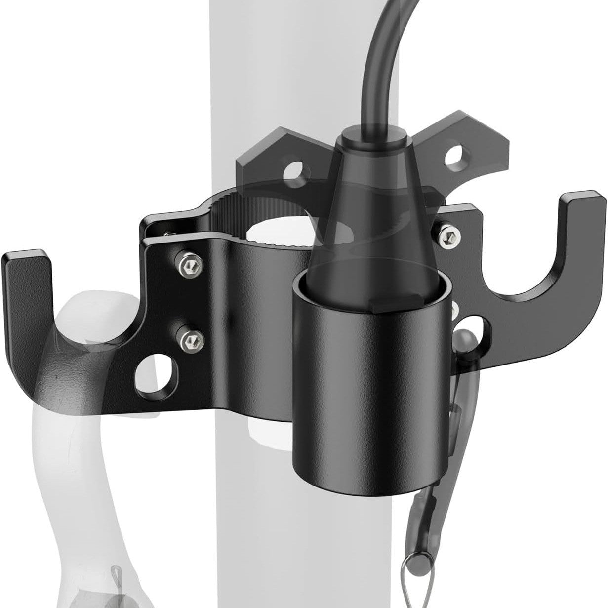Aluminum RV Towing Chain Organizer & 7-Way Plug Holder