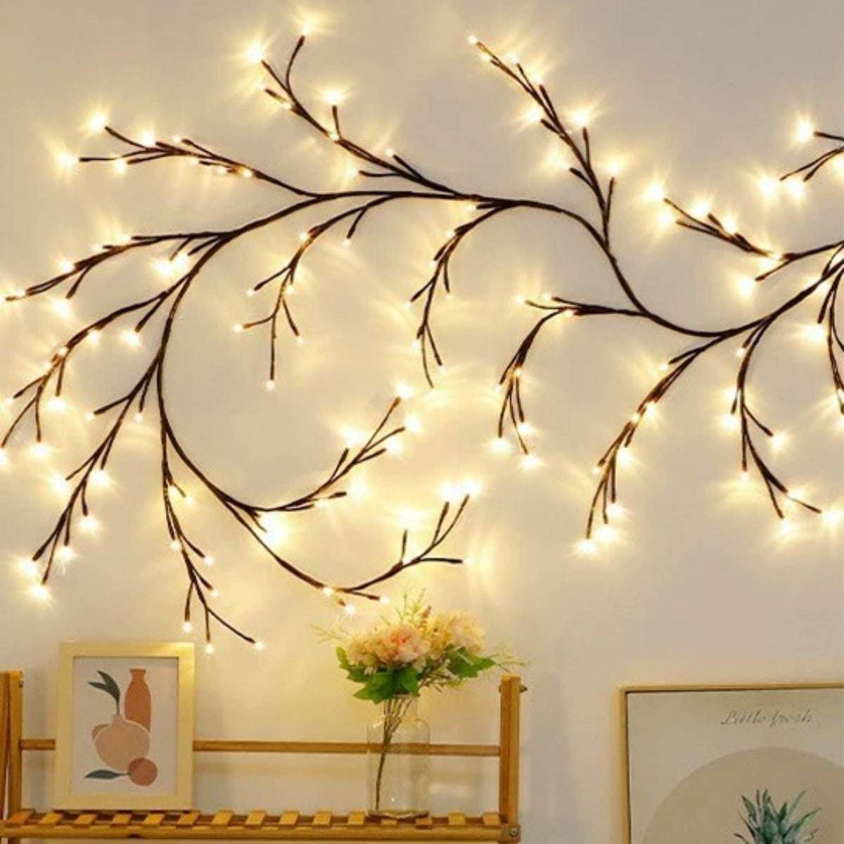 Warm White Tree Branch Lights 5.3FT 48LED