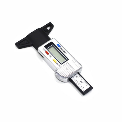 Tire Tread Depth Gauge with Color-Coded Bar, Easy Read Tire Depth Gauge for Cars, Trucks, Motorcycles