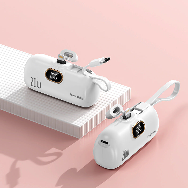 Mini Power Bank Capsule Power Phone Charger