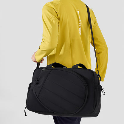 Tennis Gym Bag, Racket Bag, Sports Duffle Bags with Shoe Compartment and Wet Pocket