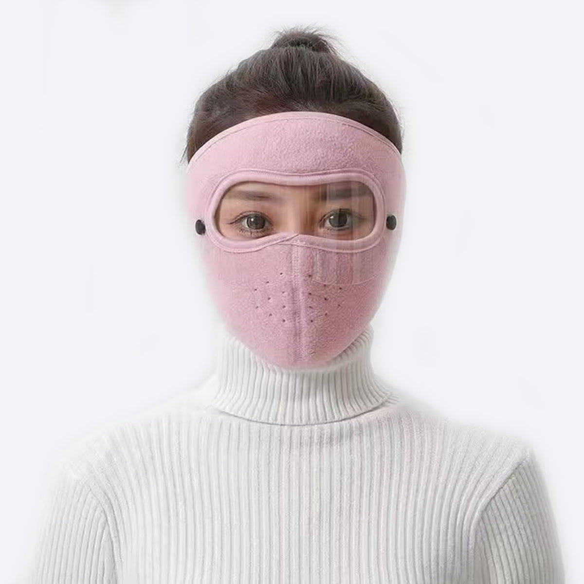 Fleece Thermal Mask with Removable Goggles