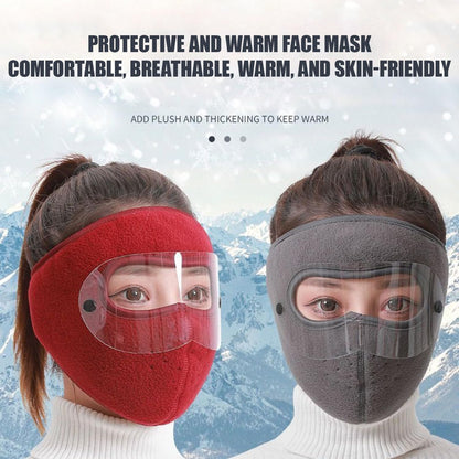 Fleece Thermal Mask with Removable Goggles