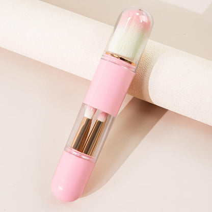Capsule 6-in-1 Retractable Makeup Brush Set