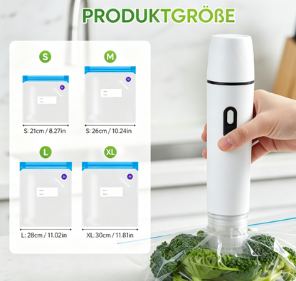 Mini Vacuum Sealer with  Reusable Vacuum Seal Bags