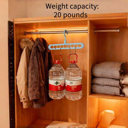 9 Space-Saving  Heavy-Duty PP Plastic Tiered Hanger