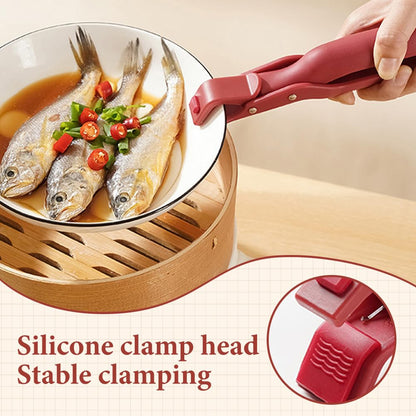 Multi-Purpose Anti-Scald Bowl Holder Clip for Kitchen