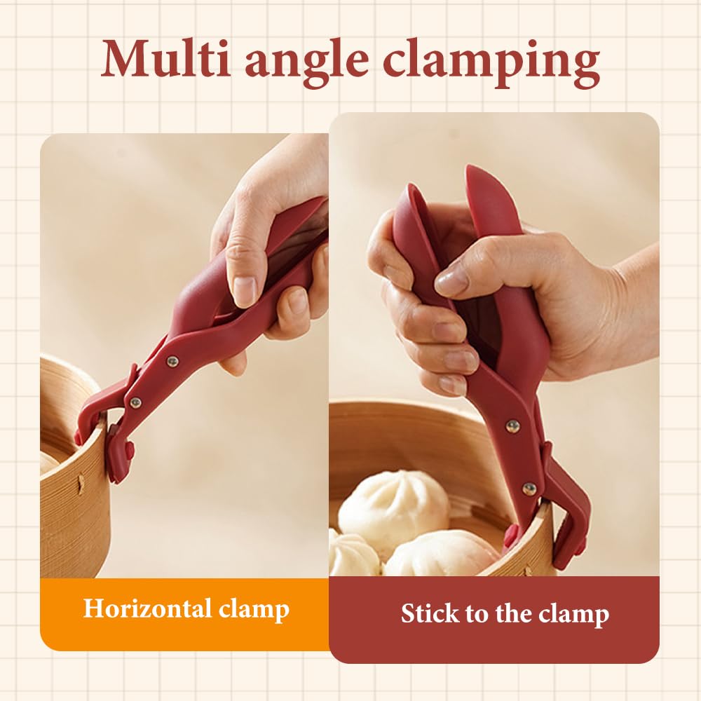 Multi-Purpose Anti-Scald Bowl Holder Clip for Kitchen