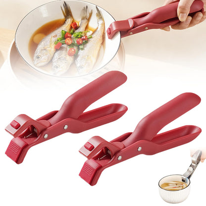 Multi-Purpose Anti-Scald Bowl Holder Clip for Kitchen