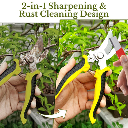 4 PCS Garden Tool Pruning Shear Blade Sharpener