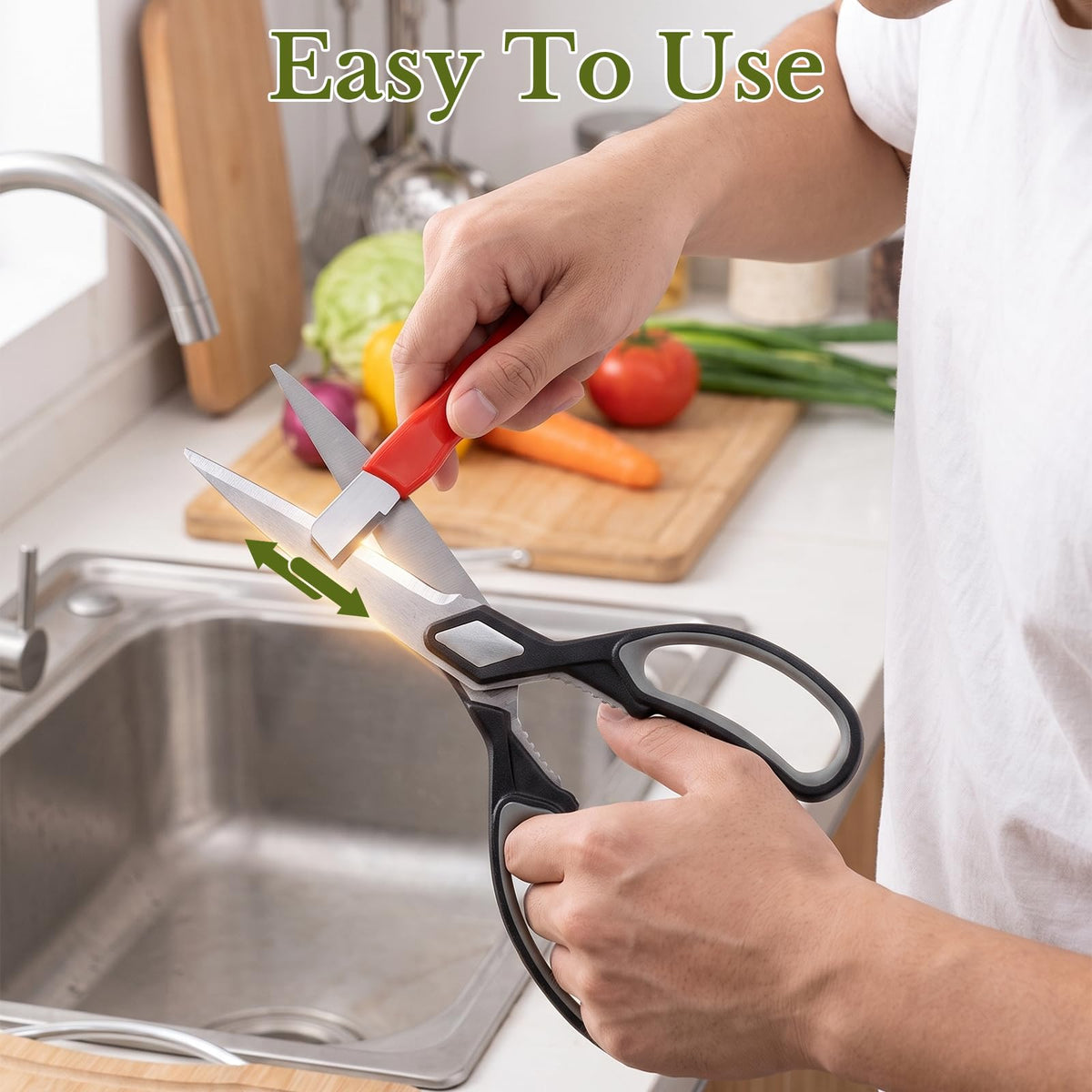 4 PCS Garden Tool Pruning Shear Blade Sharpener