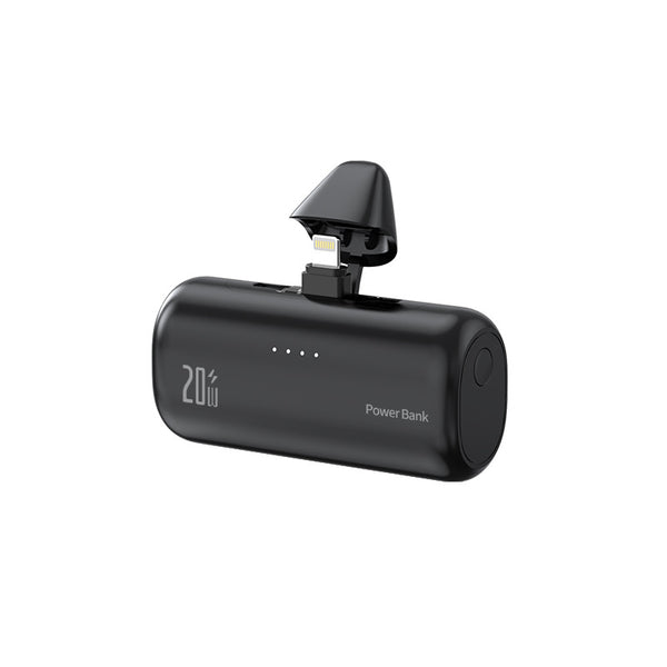 Mini Portable Charger USB-C Power Bank - Includes 5000mAh PD Fast Charging Battery