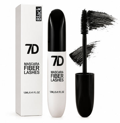 7D Silk Fiber Black Eyelashes Mascara - Mascara Volume and Length-12ML