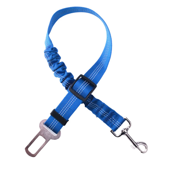 Adjustable Dog Seat Belt, for Vehicle Nylon Pet Safety Seat Belts Heavy Duty & Elastic