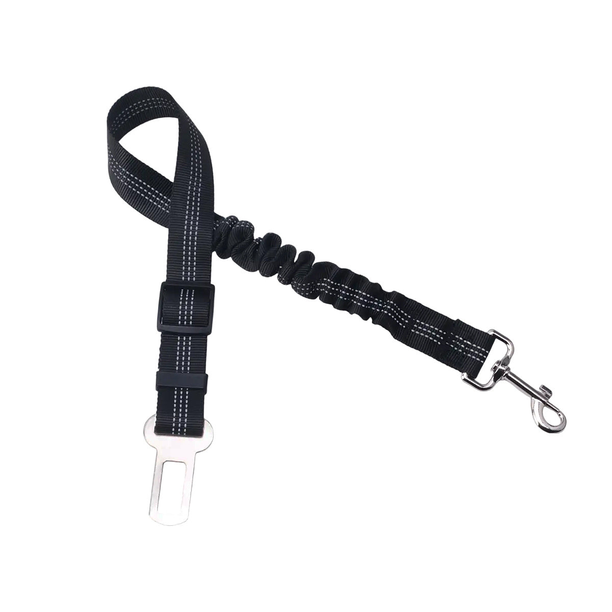 Adjustable Dog Seat Belt, for Vehicle Nylon Pet Safety Seat Belts Heavy Duty & Elastic
