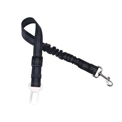 Adjustable Dog Seat Belt, for Vehicle Nylon Pet Safety Seat Belts Heavy Duty & Elastic