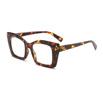 Oversized Square Reading Glasses - Anti-Blue Light Reading Glasses