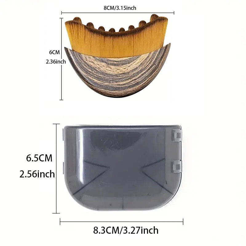 2Pack Lymphatic Contour Face Brush - Double Chin Reducer & Lymphatic Drainage