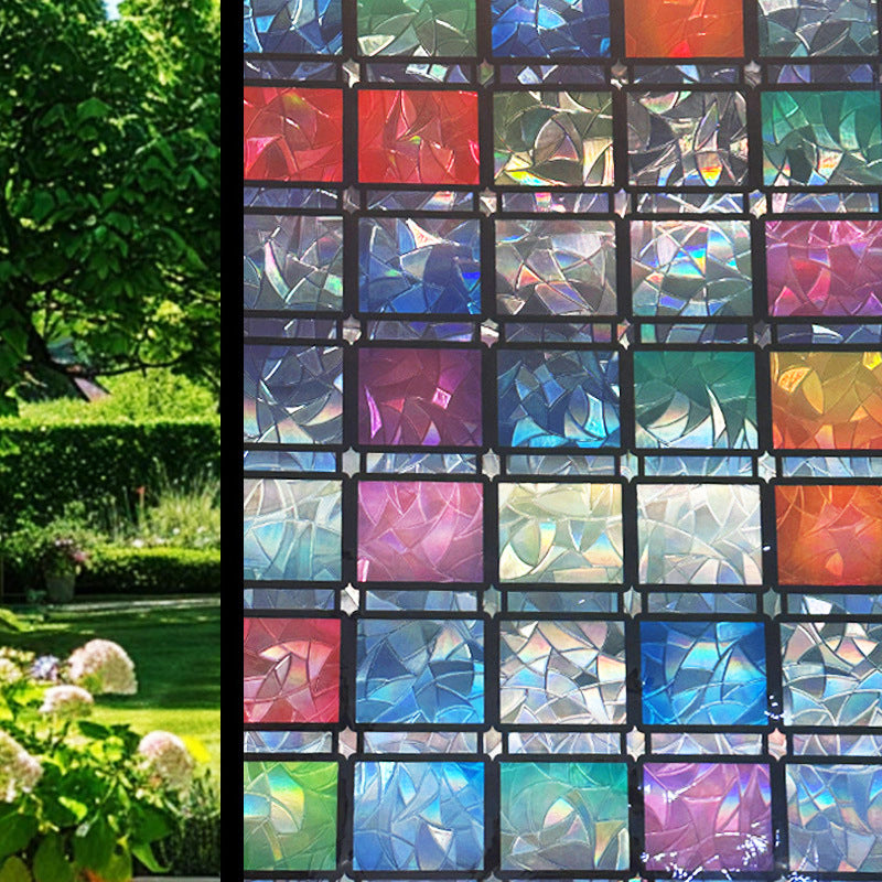 Peel-Off Patterned Adhesive Floral Mural Stickers for Wall & Window