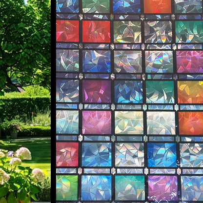 Peel-Off Patterned Adhesive Floral Mural Stickers for Wall & Window