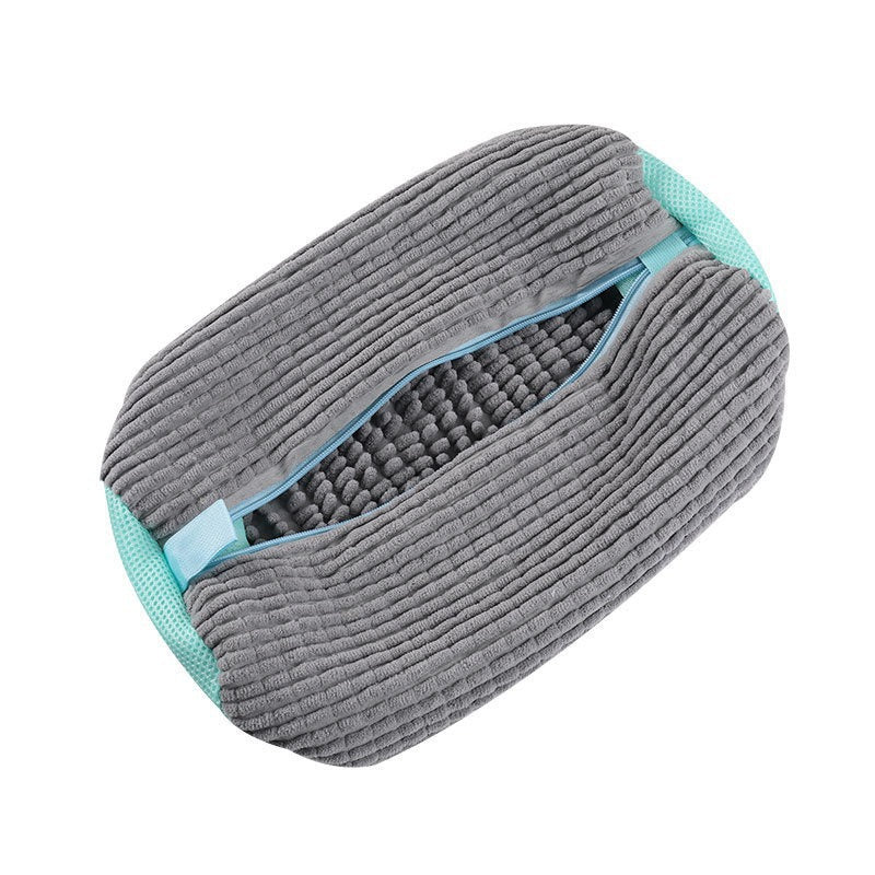 Reusable Shoe Washing Bag- Chenille Laundry Bag For Washer & Dryer