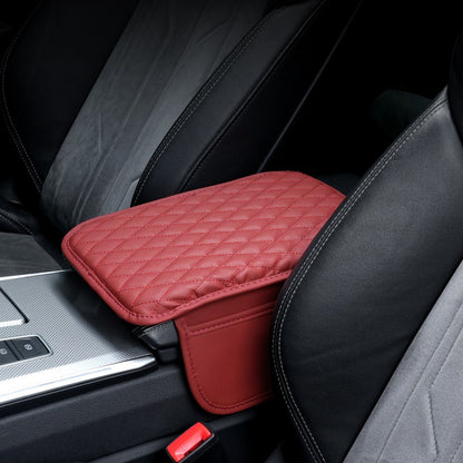 Multifunctional Car Armrest Box Cushion with Built-in Storage Bag