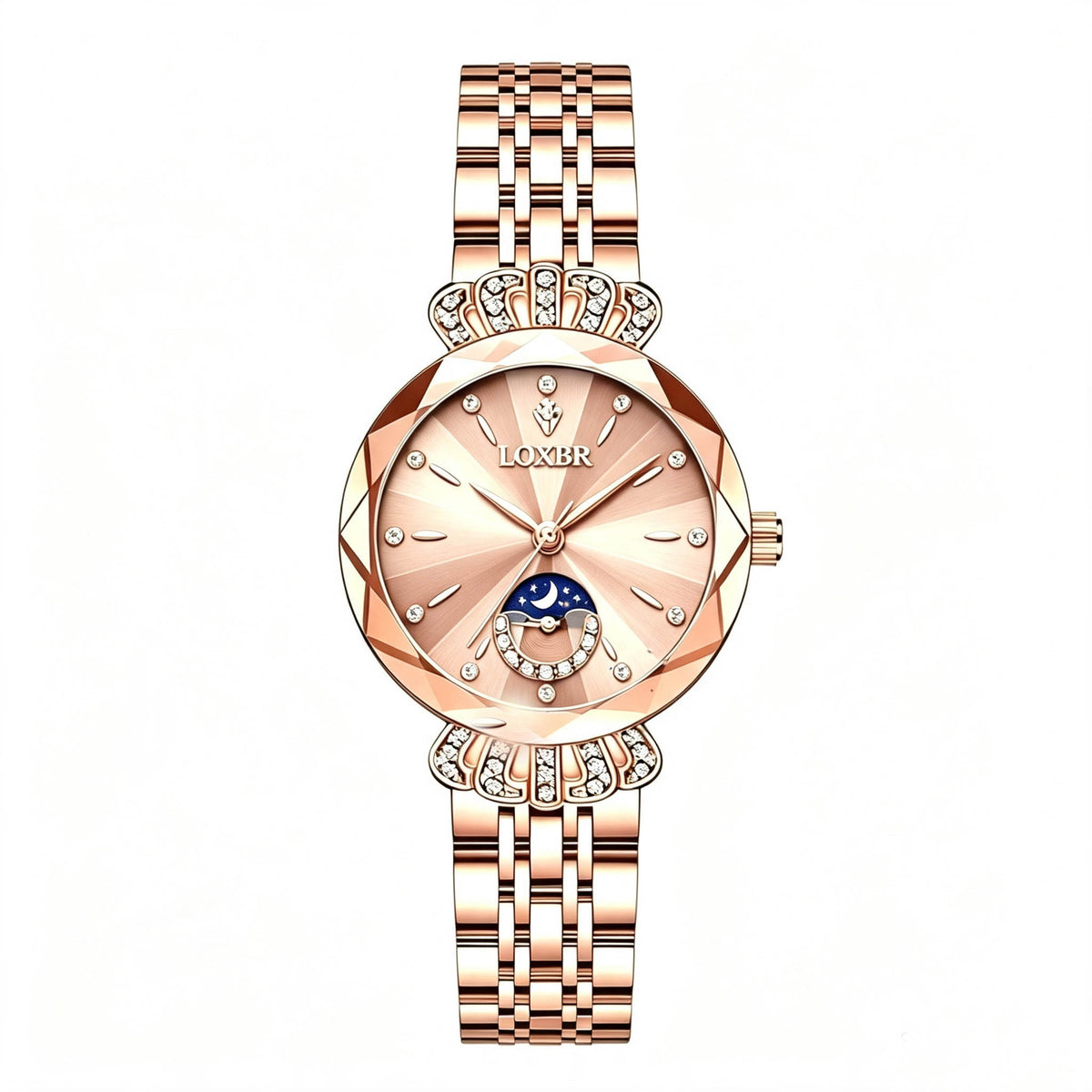 Elegant Quartz Watch With Lluminous Hands