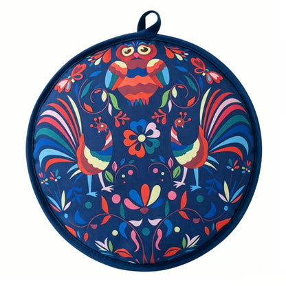 12-Inch Round Decorative Pattern Tortilla Warmer Pouch