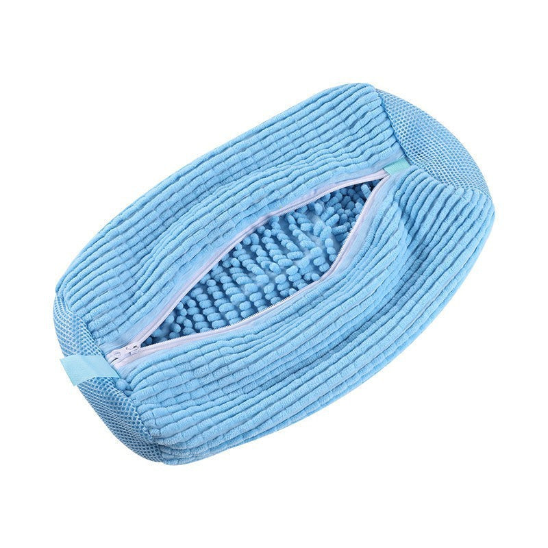 Reusable Shoe Washing Bag- Chenille Laundry Bag For Washer & Dryer