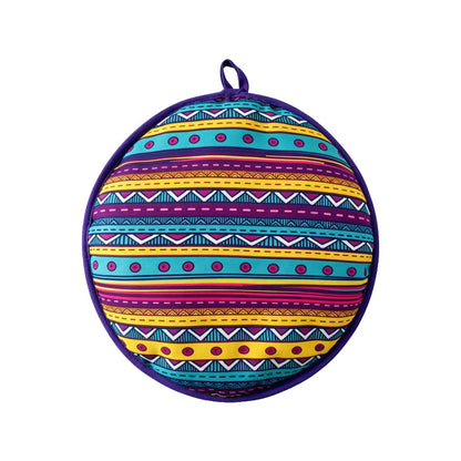 12-Inch Round Decorative Pattern Tortilla Warmer Pouch