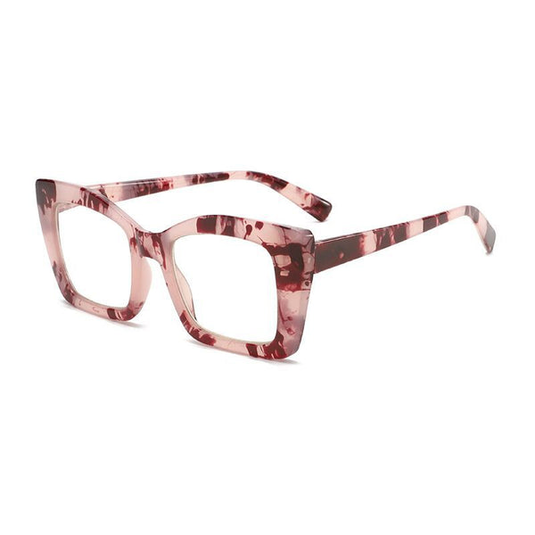 Oversized Square Reading Glasses - Anti-Blue Light Reading Glasses