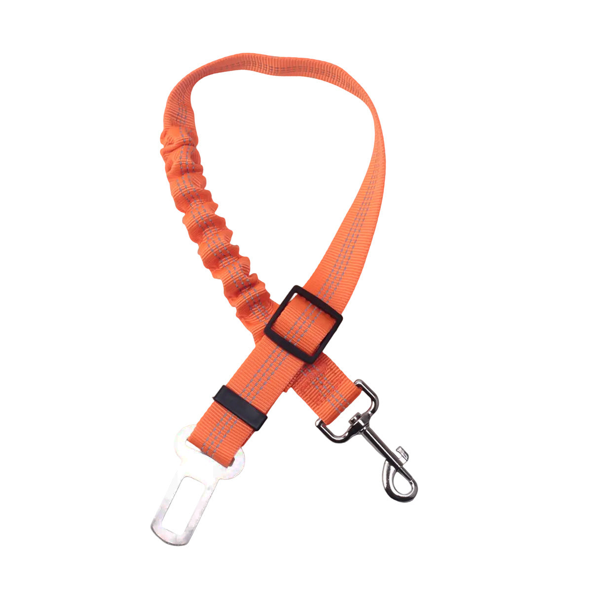 Adjustable Dog Seat Belt, for Vehicle Nylon Pet Safety Seat Belts Heavy Duty & Elastic