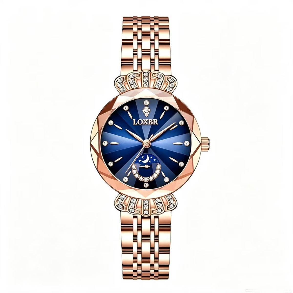 Elegant Quartz Watch With Lluminous Hands