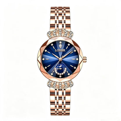 Elegant Quartz Watch With Lluminous Hands