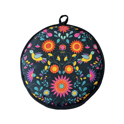 12-Inch Round Decorative Pattern Tortilla Warmer Pouch