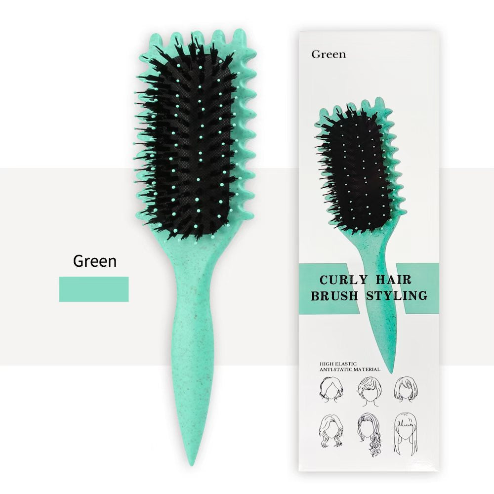 Curl Defining Brush For Curly Hair – Lifts Roots, Defines Curls, Reduces Frizz